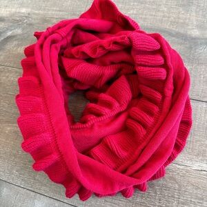 Top it Off Women's Infinity Scarf Shrug Combo in Red NEW